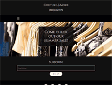 Tablet Screenshot of couturenmore.com